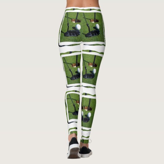 Leggings Allons jouer au golf, (Dos)
