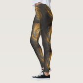 Leggings Alloyflux de Whirlshade — Un tourbillon de feu liq (Gauche)