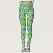 Leggings Aloe Vera Motif Plante Textile (Devant)