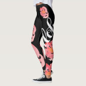 Leggings Aloha guêtres florales (Gauche)