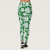 LEGGINGS ALOHA VENDREDI (VERT) (Dos)