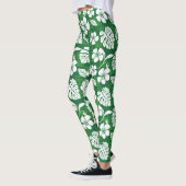 LEGGINGS ALOHA VENDREDI (VERT) (Gauche)