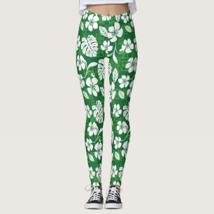 LEGGINGS ALOHA VENDREDI (VERT)