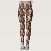 Leggings "Alpaca les présents : un conte de Noël" (Devant)