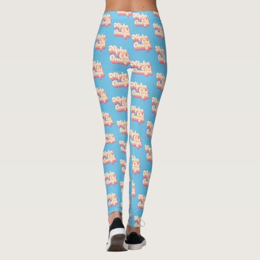 Leggings Alpha Chi Omega| Script Super (Dos)