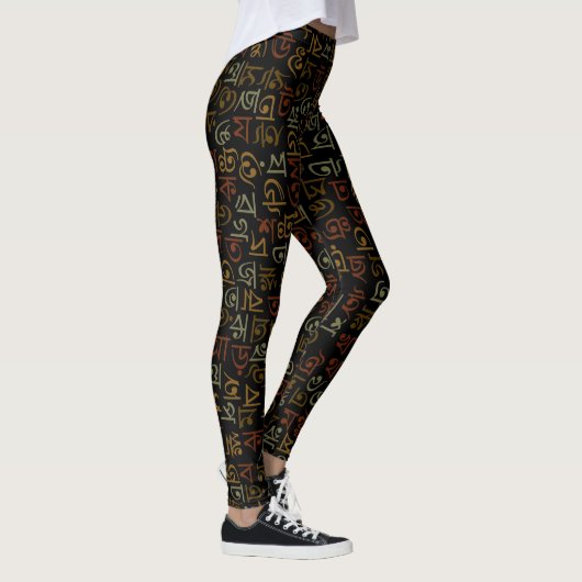 Leggings alphabet bengali (Droite)