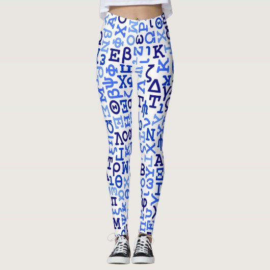 Leggings alphabet grec (Devant)