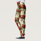 Leggings Alphabet vintage en or de la pomme rouge (Gauche)