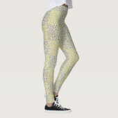Leggings Alphabets Motif 02 YW 2Tonesx4.bw Offwhite BG (Droite)
