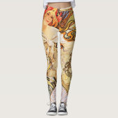 Leggings Alphonse Mucha Biscuits Lefevre-Utile (Devant)