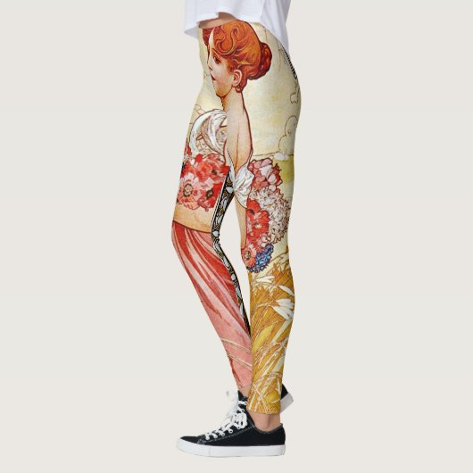 Leggings Alphonse Mucha Été (Gauche)