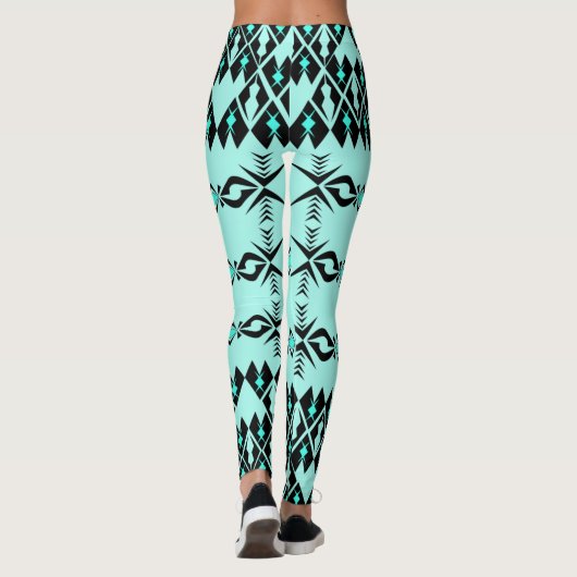 Leggings Amadahy ~ Eau forestière (Dos)
