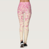 Leggings Amandes rétro et épingles rouges Imprimer (Dos)