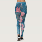 Leggings amaryllis rose (Dos)