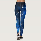 Leggings Amateur d'astronomie de la carte Sky (Dos)