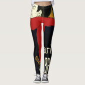 Leggings Ambassadeurs Art Nouveau vintage, Toulouse Lautrec (Devant)