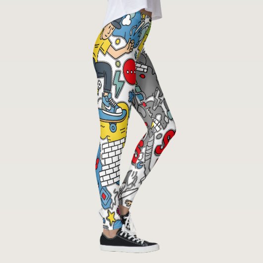 Leggings Ambiance de rue (Droite)