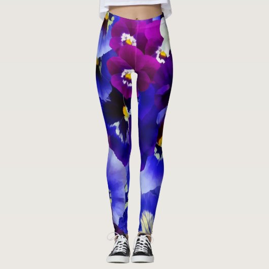 Leggings Ambiance florale (Devant)