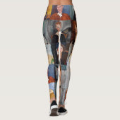 Leggings Amedeo Modigliani - Collage de chefs-d'oeuvre (Dos)