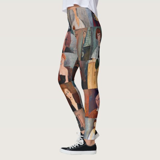 Leggings Amedeo Modigliani - Collage de chefs-d'oeuvre (Gauche)