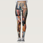 Leggings Amedeo Modigliani - Collage de chefs-d'oeuvre (Devant)