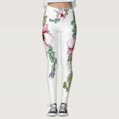 Leggings Aménagement des fleurs (Devant)