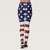 Leggings America Drapeau américain Motif américain (Dos)