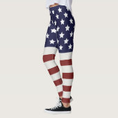 Leggings America Drapeau américain Motif américain (Gauche)