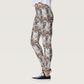 Leggings Américain Anglais Foxhound équitation vélo Noël (Gauche)