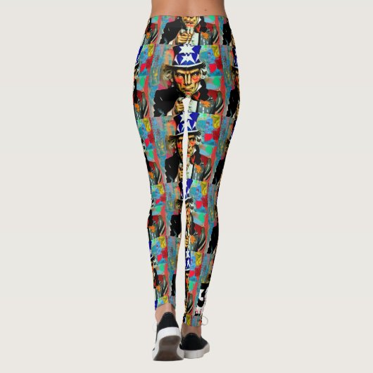 Leggings American Uncle Sam (Dos)
