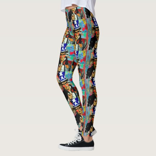 Leggings American Uncle Sam (Gauche)