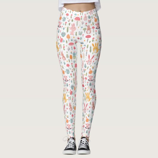 Leggings Amis de la forêt enchantée (Devant)