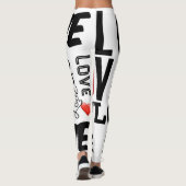 Leggings Amour, Amour, Amour (Dos)