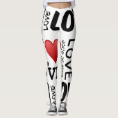 Leggings Amour, Amour, Amour (Devant)