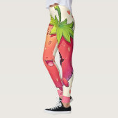 Leggings Amour aux fraises adorable (Gauche)