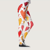 Leggings Amour Coloré Design Motif (Droite)