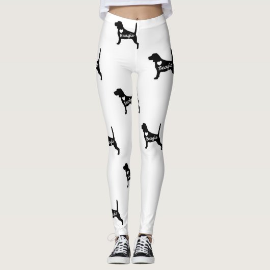 LEGGINGS AMOUR DE BEAGLE (Devant)