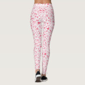 Leggings Amour de Chéri : Cœurs de la Saint-Valentin (Dos)