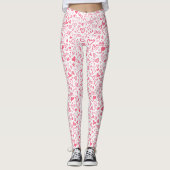 Leggings Amour de Chéri : Cœurs de la Saint-Valentin (Devant)