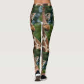 Leggings Amour de la girafe sauvage (Dos)