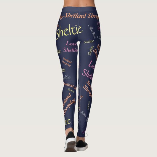 Leggings Amour de Sheltie (Dos)