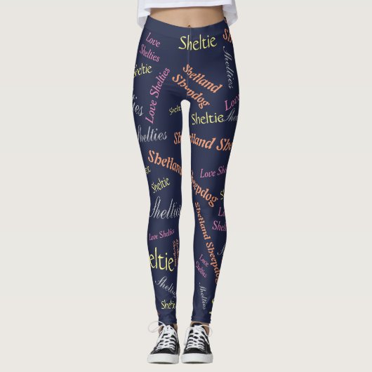 Leggings Amour de Sheltie (Devant)