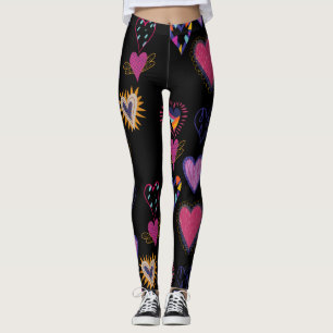 Leggings Amour du coeur mignon, anniversaire