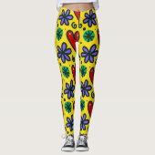 Leggings Amour du printemps (Devant)