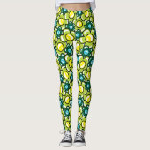 Leggings Amour et fleurs (Devant)