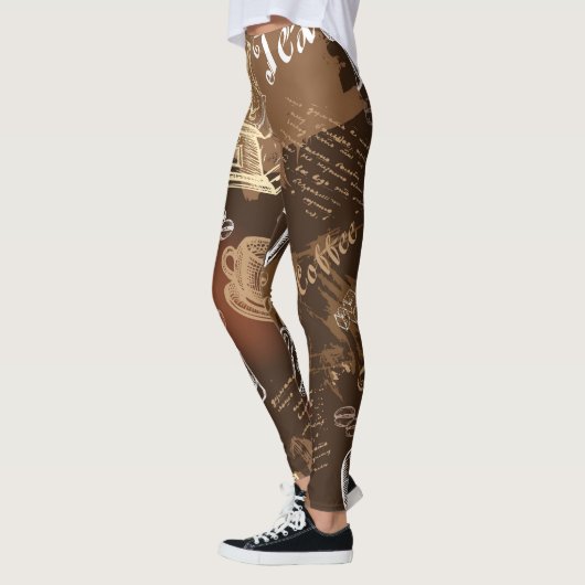 Leggings Amour II de café (Gauche)