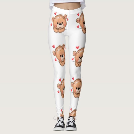 Leggings Amour Ours (Devant)