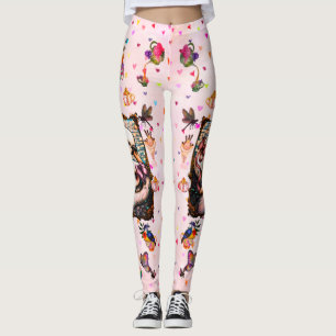 Leggings Amoureux de cygnes
