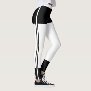 Leggings Amoureux des chats Maman de compagnie Rayures blan