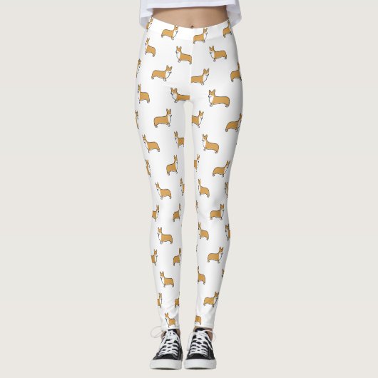 Leggings Amoureux des chiens mignon d'amusement du motif | (Devant)